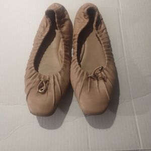 Coach Pale Pinky Peach Elegant  Ballet Flats Size 9